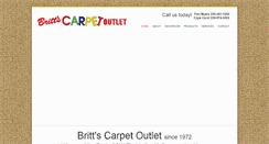 Desktop Screenshot of brittscarpetoutlet.com